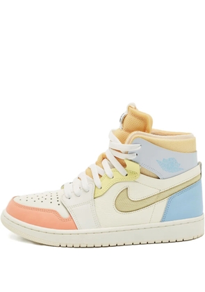 Jordan Air Jordan 1 High Zoom Air leather sneakers - Neutrals