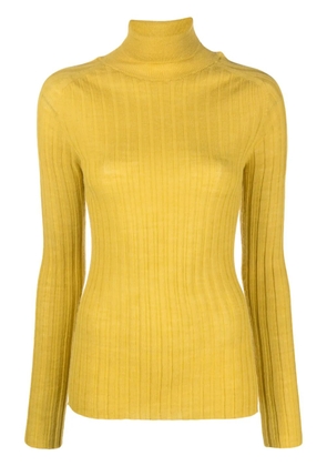 Alysi roll-neck ribbed jumper - Yellow