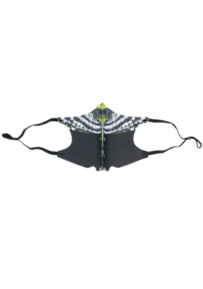 COUNTY OF MILAN wings print face mask - Black