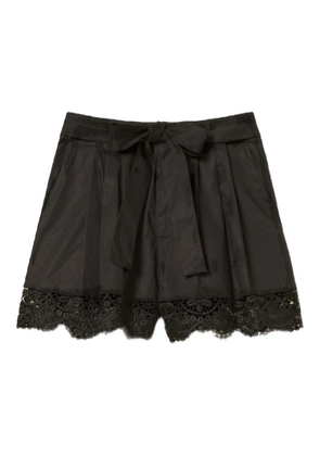 TWINSET stretch-cotton shorts - Black