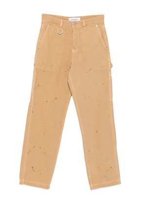Études Studio paint-splatter carpenter trousers - Neutrals