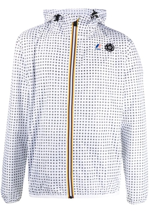 K-Way x 10 CORSO COMO polka-print zipped jacket - White