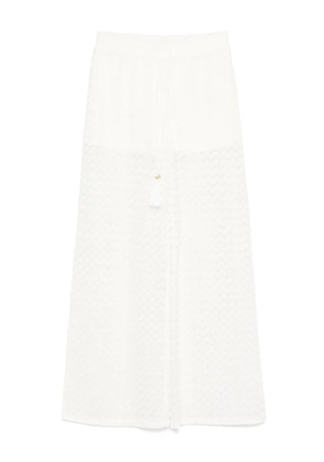 TWINSET lace trousers - White