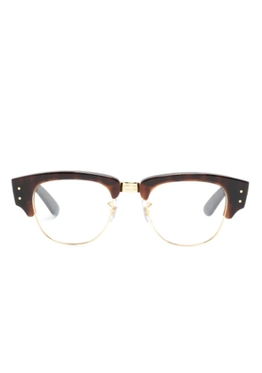 Ray-Ban Mega Clubmaster tortoiseshell-effect glasses - Brown