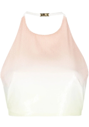 GCDS degrade sequin top - Orange