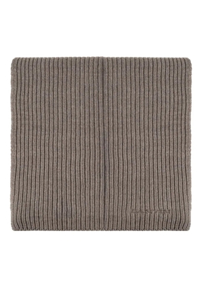 Lanvin ribbed-knit scarf - Neutrals