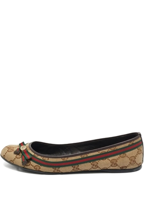 Gucci Pre-Owned Mayfair ballet flats - Brown