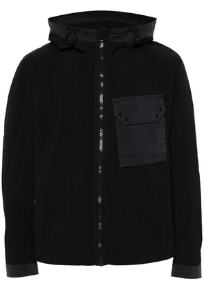 Ten C hooded lightweight jacket - Black