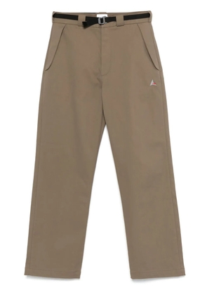 ROA belted chinos - Brown