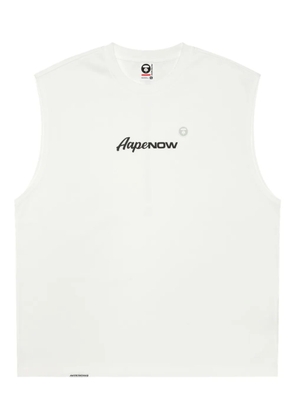 AAPE BY *A BATHING APE® logo T-shirt - White