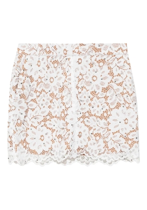 Michael Michael Kors corded-lace mini skirt - White