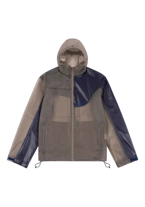 dime panelled hooded jacket - Grey