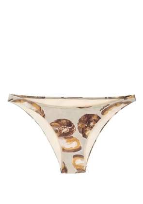 Nanushka seashell-print bikini bottoms - Neutrals
