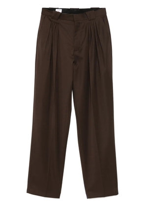 Casablanca pleated tailored trousers - Brown