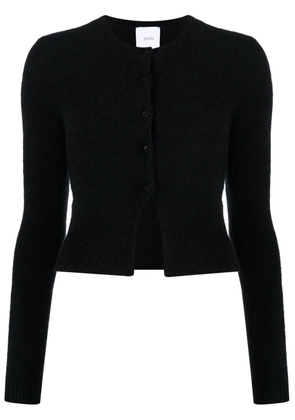 Patou button-fastening knitted cardigan - Black