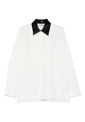 Lanvin contrasting-collar shirt - White