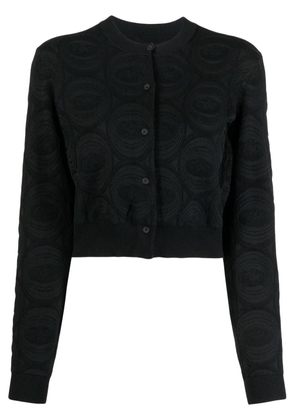 JNBY long-sleeve cropped cardigan - Black