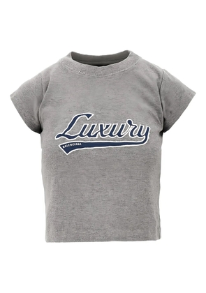 Balenciaga text-print T-shirt - Grey
