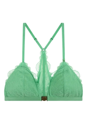 Love Stories lace-trimmed triangle bra - Green