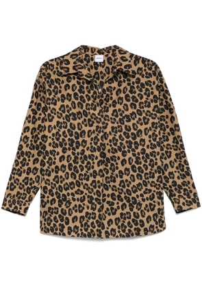 ASPESI animal-print shirt - Brown