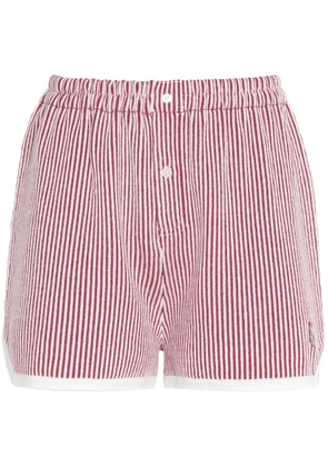 Barrie striped shorts - Red