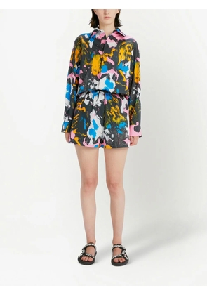 Christopher Kane camouflage-print long-sleeved shirt - Multicolour