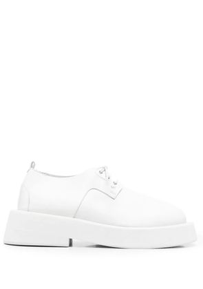 Marsèll lace-up leather derby shoes - White