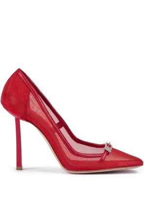 Le Silla 100mm Vittoria pumps - Red