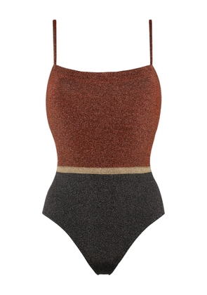 ERES Calanque lurex swimsuit - Brown
