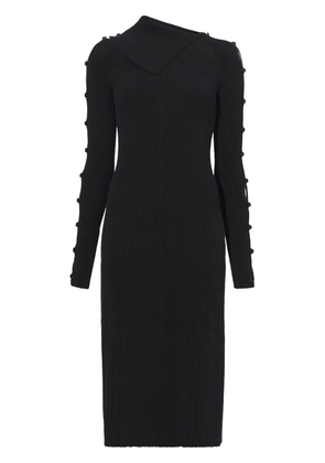 Proenza Schouler micro-ribbed midi dress - Black