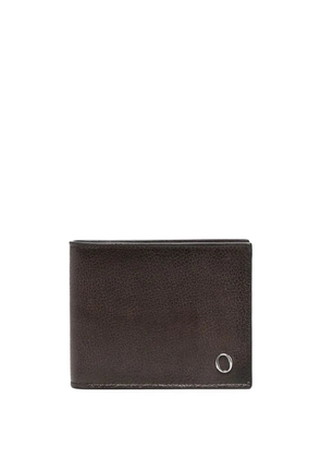 Orciani logo-plaque bi-fold wallet - Brown