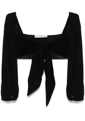 Philosophy Di Lorenzo Serafini sweetheart-neck top - Black