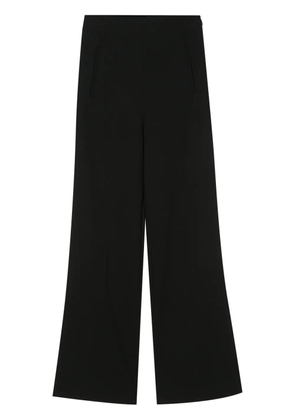Roland Mouret wide-leg cady trousers - Black