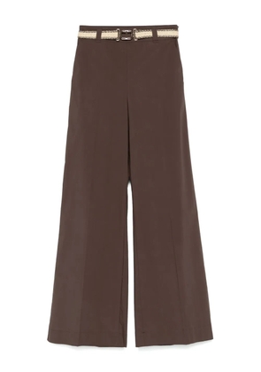 TWINSET poplin trousers - Brown