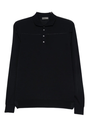 Drumohr long-sleeve polo shirt - Blue