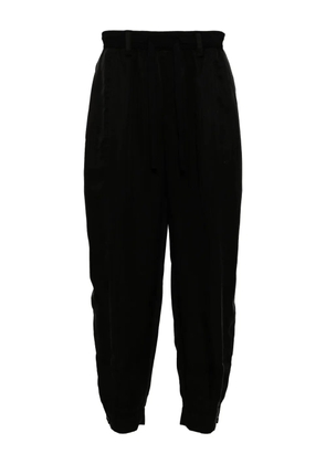 CROQUIS retro tapered trousers - Black