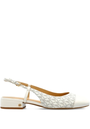 Michael Michael Kors slingback heeled pumps - White