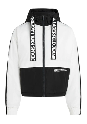 Karl Lagerfeld Jeans two-tone jacket - White