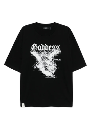 FIVE CM graphic-print T-shirt - Black