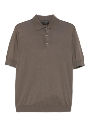 Dell'oglio cotton polo shirt - Brown