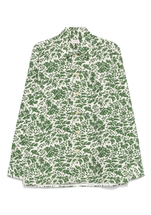 FURSAC leaf-print shirt - Green