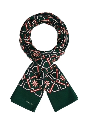 FURSAC geometric-pattern scarf - Green