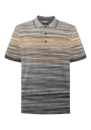 Missoni striped ombre polo shirt - Grey