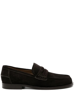 Gianvito Rossi Michael suede loafers - Brown