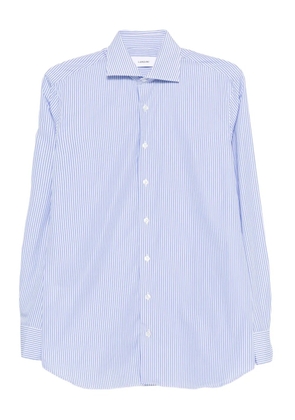 Lardini striped cotton shirt - Blue