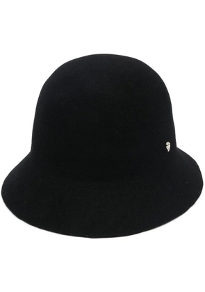 Helen Kaminski merino-wool ribbon hat - Black