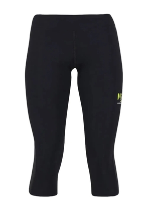 KARPOS mesh-panel cropped leggings - Black