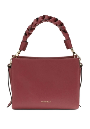 Coccinelle small Boheme leather tote bag - Red