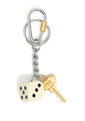 Bimba y Lola dice-shaped keyring - Grey