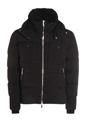 Moorer hooded quilted coat - Black